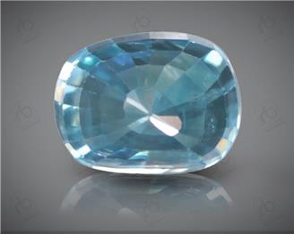 Natural Blue Zircon Certified 4.39CTS-10881